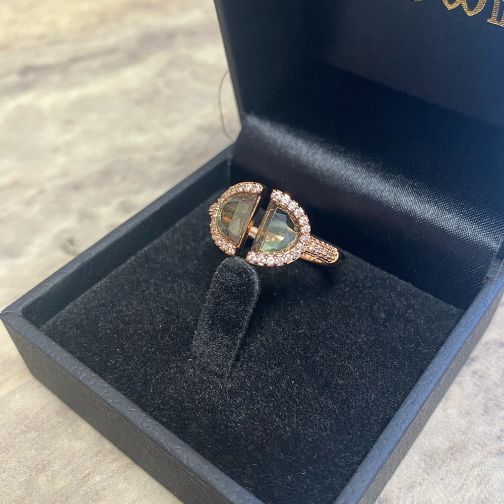 Elegant Gold and Silver Women's Ring